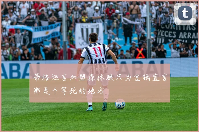蒂格坦言加盟森林狼只为金钱直言那是个等死的地方
